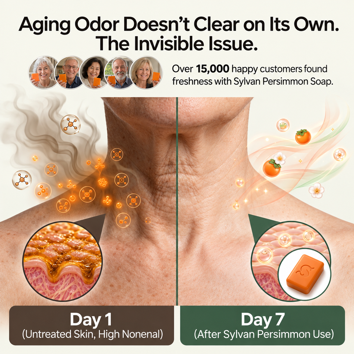 Deodorising Persimmon Soap