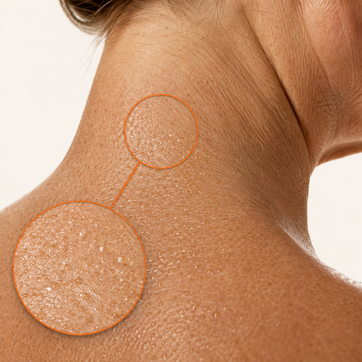Your skin starts making a new oil